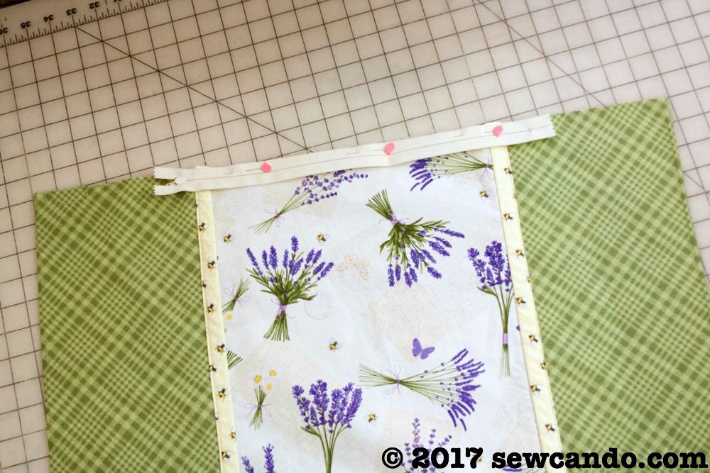 Sew Can Do Mother's Day Lavender Garden Neck Roll Pillow Tutorial